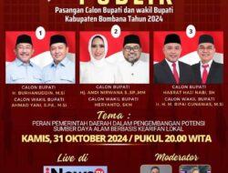 KPU Umumkan Jadwal Debat Kandidat Paslon Bupati Dan Wakil Bupati Bombana